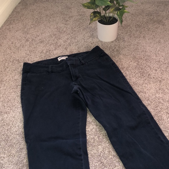 Old Navy Pixie navy blue ankle cut pants. Size 4 - Picture 2 of 4